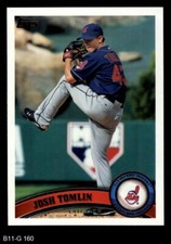 2011 Topps #160 Josh Tomlin Indians 8 - NM/MT