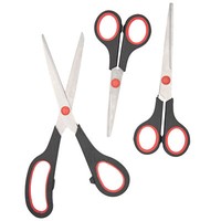 3X Schere KüChenschere Haushaltsschere Scherenset Stoffschere Papierschere Set