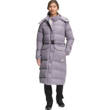 The North Face Women's Sierra Long Down Puffer Parka / Minimal Grey / Rrp £400