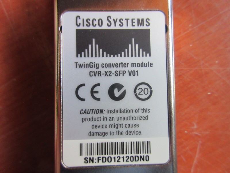 Cisco CVR-X2-SFP TwinGig Converter Module USED