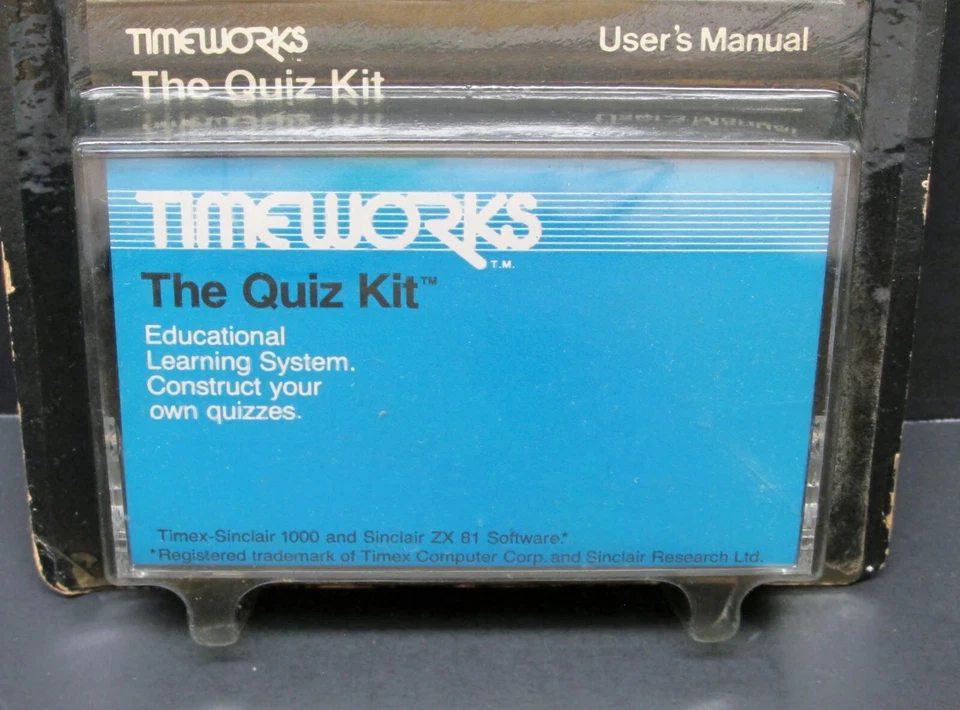 The Quiz Kit, Timex Sinclair & Sinclair ZX-81, Timeworks 1983, New & Sealed - Image 4 of 4