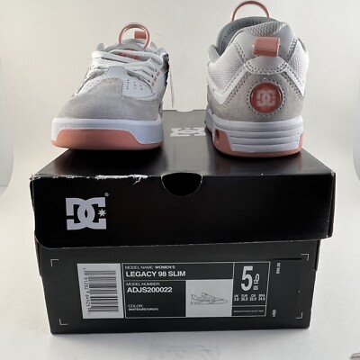 DC Women’s Legacy 98 Slim Skate Shoe – Leather & Suede Upper, Vintage 1998 Design