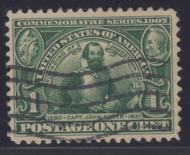 Us Briefmarke 328 1c Jamestown Exposition Vf Xf Gebraucht Graded 85 Ebay