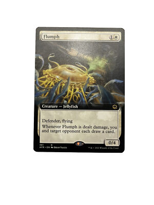 MTG Flumph, Forgotten Realms, Extended Art Rare (pack to sleeve) | eBay