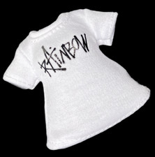 Rainbow High Color Create Fashion Doll Outfit White Black Logo Top T-Shirt Tee