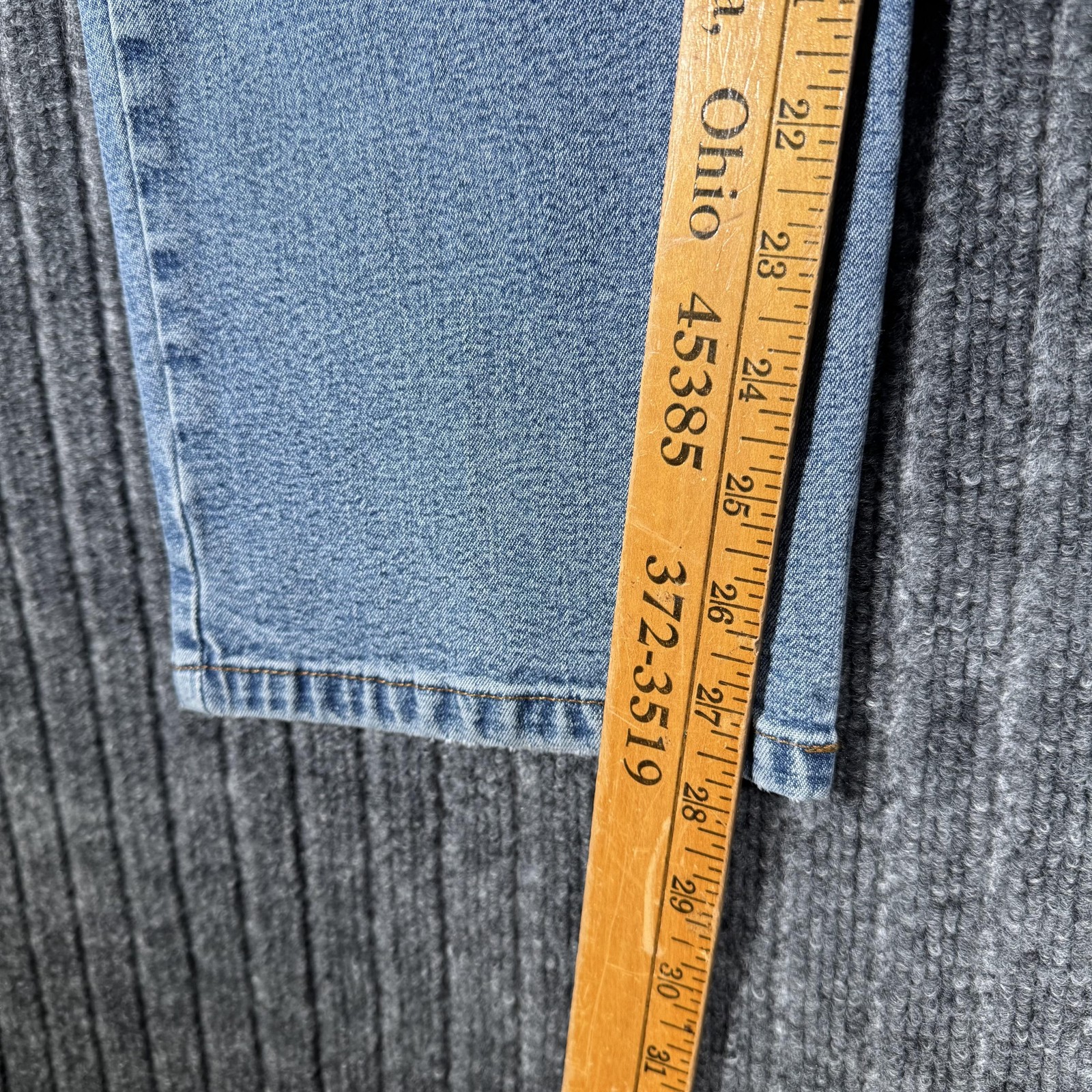 Lauren Jeans Co Ralph Lauren Jeans Womens 12 Light Wash High Rise Straight Denim thumbnail 11