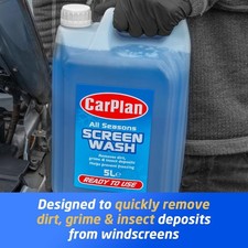 CarPlan All Seasons Ready Mixed Screen Wash 5L – Removes Dirt & Prevents Freezin 2.53 per litre