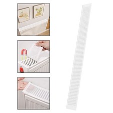 Elegant White Radiator Cover for Dust Protection with Magnetic Fixation