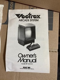 GCE Vectrex Arcade System Game Console Complete With Box Tested And Working