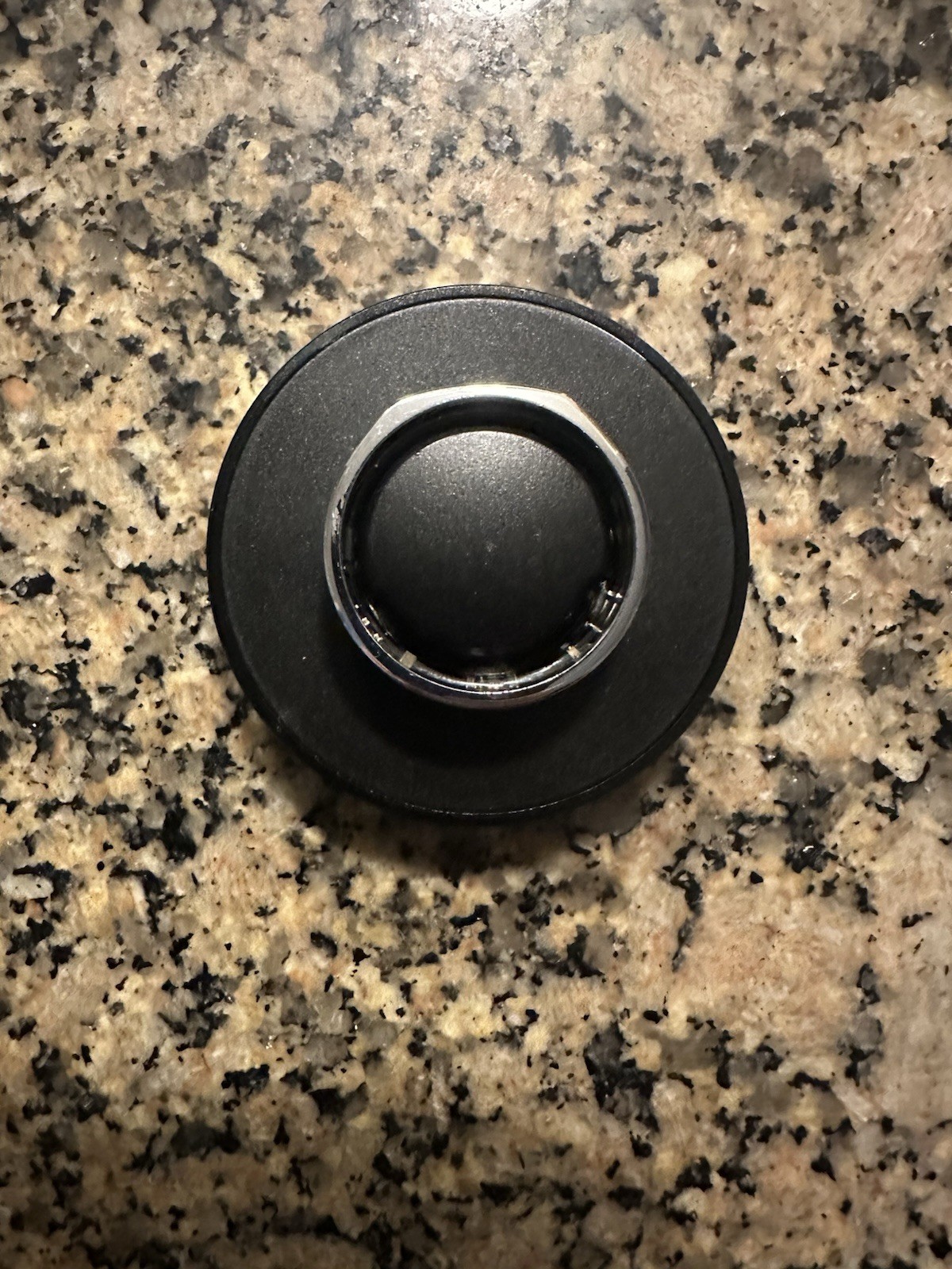 Oura Activity Tracker Ring Black Silver with Char… - image 4