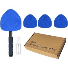 Windshield Cleaning Tool Kit Car Window Glass Wiper Cleaner Brush Pad Extendable