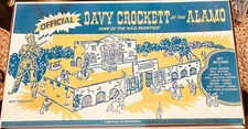 Marx Davy Crockett at the Alamo Playset No 3534R 1995 COA Figures Tin Building