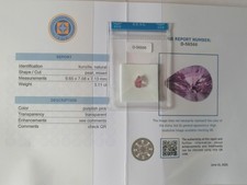 Kunzite Naturale 3,11 Carati Certificata È Blisterata (IGE)