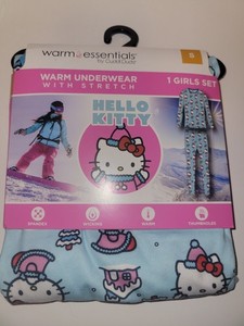 cuddl duds size small girls hello kitty set