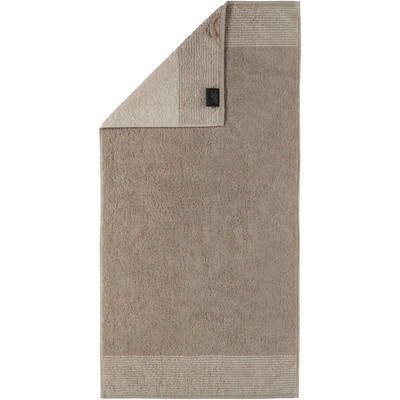 Cawö Duschtuch TWO-TONE BL 80x150 cm beige Badetuch Handtuch