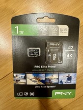 NEW PNY 1TB PRO Elite Prime C10 U3 V30 A2 microSDXC Flash Memory Card MICRO SSD