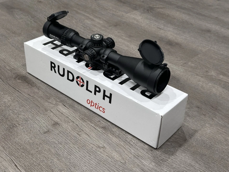 Mira para rifle retro Rudolph Optics V1 2,5-15x50 D2 IR montaje tejedor y anillos Foto 3 de 4