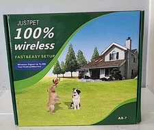 Justpet Wireless (1) Dog Fence Electric Pet Containment System 100% WireFree  