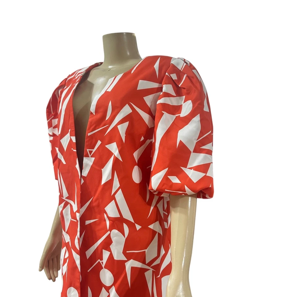 Chaqueta Dorinda Clark Cole Mujer Talla 12 Rosa Colección Iglesia Geométrica Naranja Foto 4 de 4