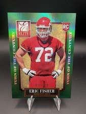 2013 Panini Elite Eric Fisher RC #116 Turn of the Century /199 Chiefs SP #72