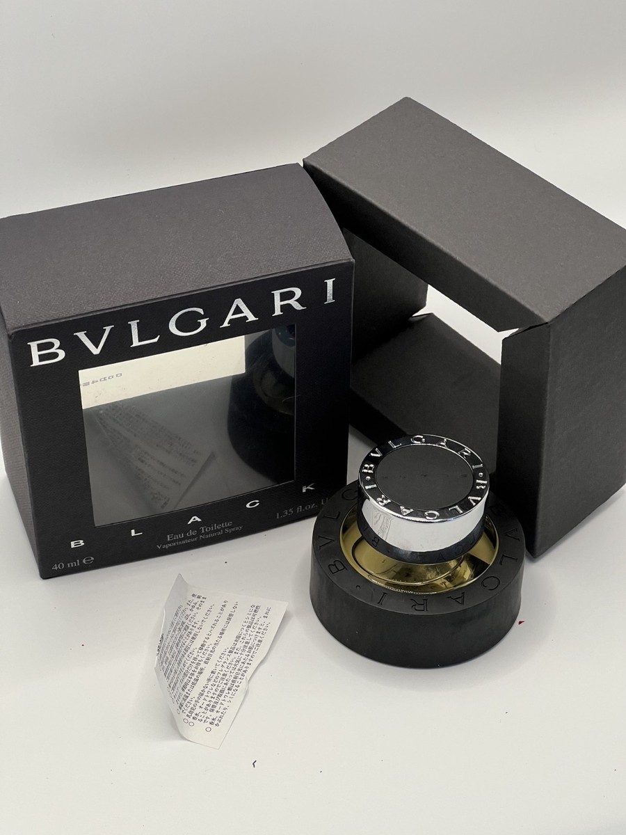 BVLGARI Black EDT 40ml 1.35 fl oz Discontinued Perfume with Box | eBay