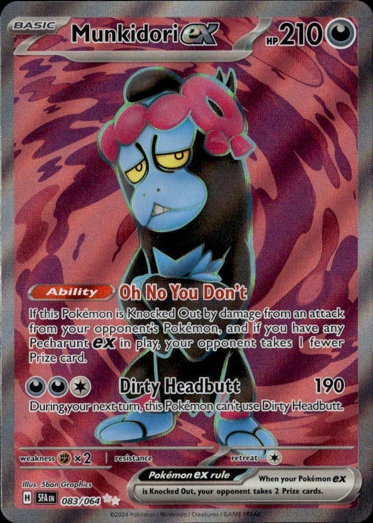 Munkidori ex  Ultra Rare SFA SV: Shrouded Fable 083/064 LP-NM
