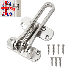 Door Chain Lock for Front Door Security Swing Bar Guard Lock Door Bar Restrictor