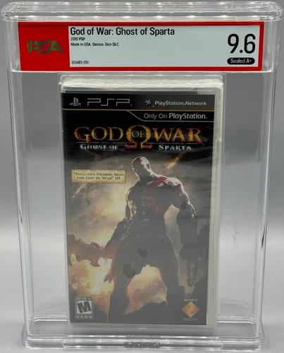 God of War Ghost Sparta Sony PlayStation Portable PSP PSA 9.6 A+ Graded NOT WATA