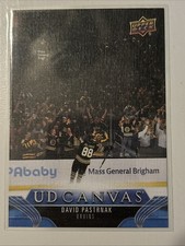 2023-24 Upper Deck Extended Series - Ud Canvas David Pastrnak #C354