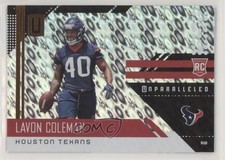 2018 Panini Unparalleled Rookie Flight Lavon Coleman #269 2u3