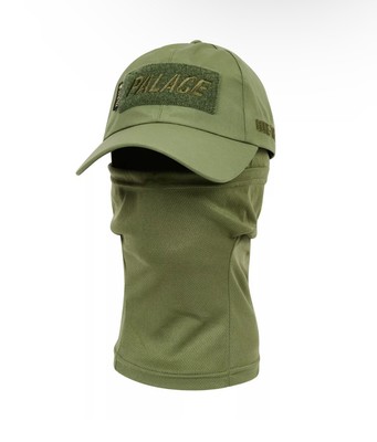 Palace GORE-TEX M-TEK 6-PANEL cap Deep Green Adjustable Detachable Balaclava