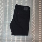 Levi's Mens Athletic Fit Black Dark Wash Denim Jeans Tapered 5-Pocket Logo — photo 8