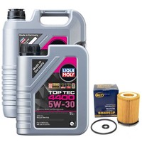 MotoröL Set 4400 5W-30 Liqui Moly 6 Liter + ÖLfilter FüR Mercedes B-Klasse Cla