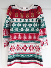 NWT Gymboree Christmas Cabin Sweater Knit Dress Girl's Size 5/5T