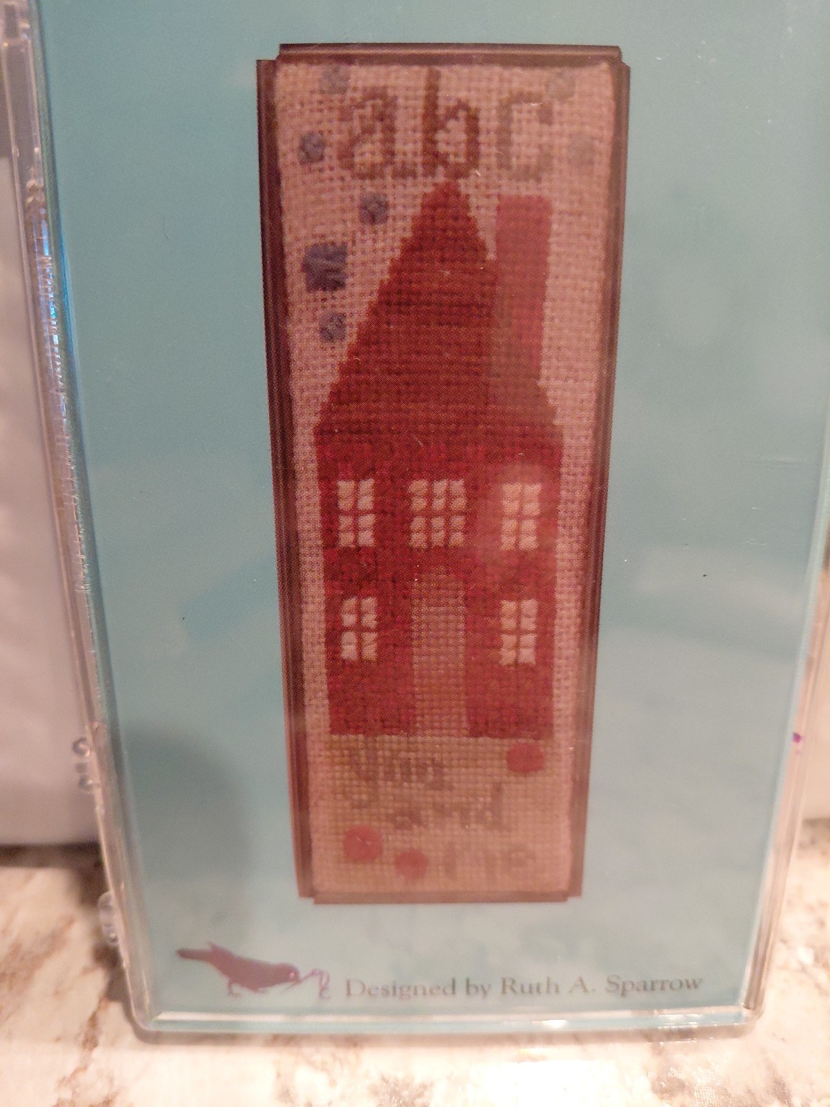 Twisted Threads Tin Pin You and Me Cross Stitch Kit NIP Acrylic Case ABC House
