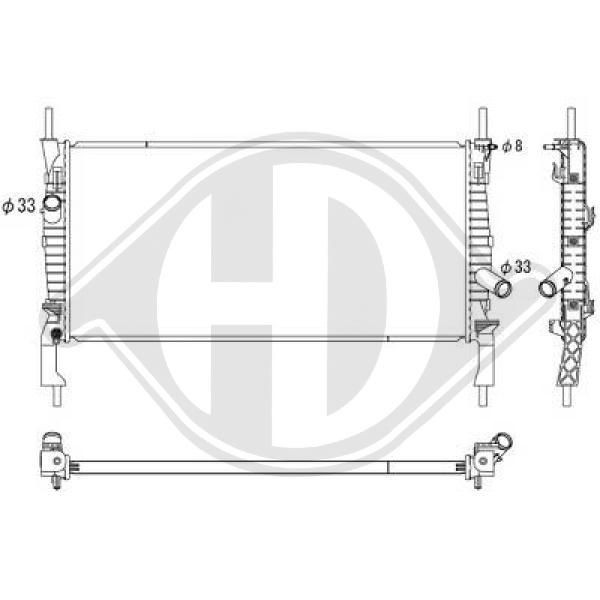 Diederichs KÜHler DCM2092 FÜR Ford-image