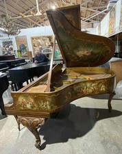 SPECTACULAR STEINWAY M HANDPAINTED BABY GRAND PIANO - ONE OF A KIND! SIGNED