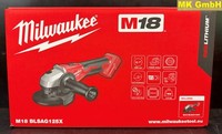 Milwaukee M18 BLSAG125X -0 Akku-Winkelschleifer, 18V, 125Mm, M18BLSAG125X-0