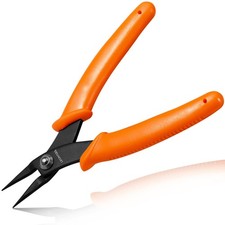 Mini Round Nose Pliers with Smooth Jaws - 5-Inch Jewelry Making Precision Pli...