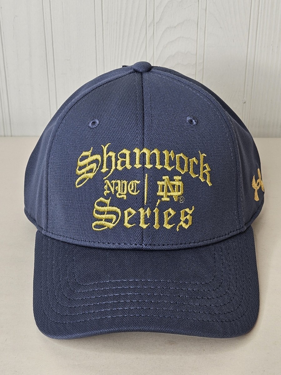 Shamrock Series 2024 Adjustable Hat Notre Dame Football NYC Blue