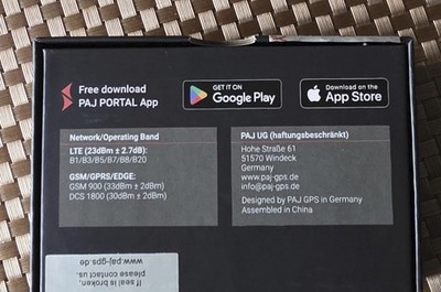 PAJ GPS Compact Finder 4G | 40 Tage Akkulaufzeit | Weltweite Live-Ortung
