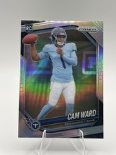 2025 Panini Prizm Football Cam Ward Silver Prizm Rookie #352 Titans