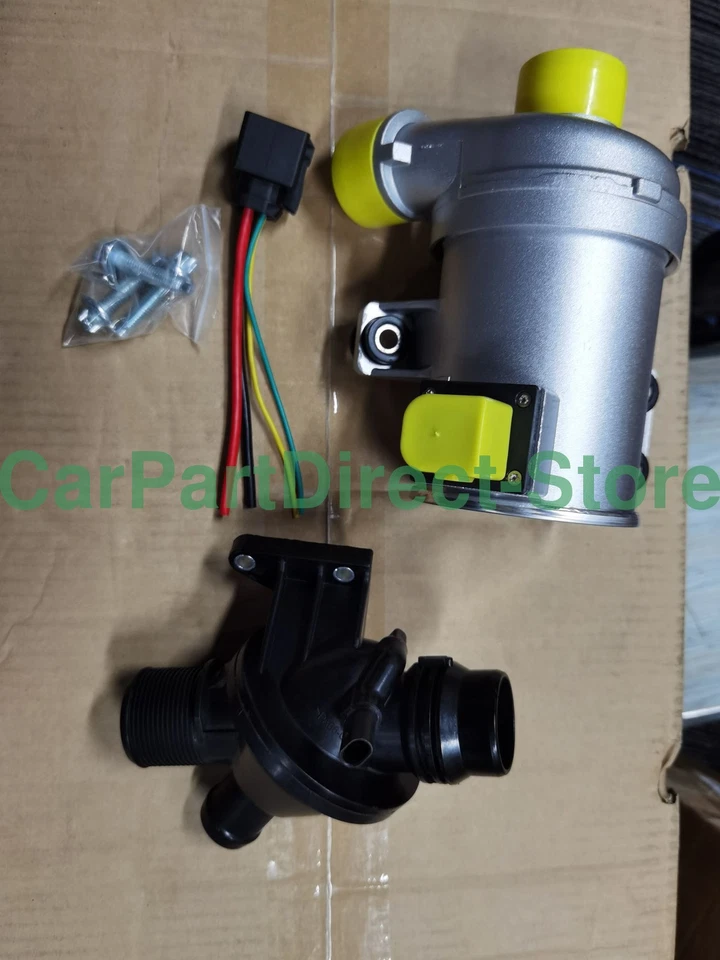Electric Water Pump with Thermostat Kit For BMW 328i 528i 530xi 525xi X3 X5 Foto 3 de 3