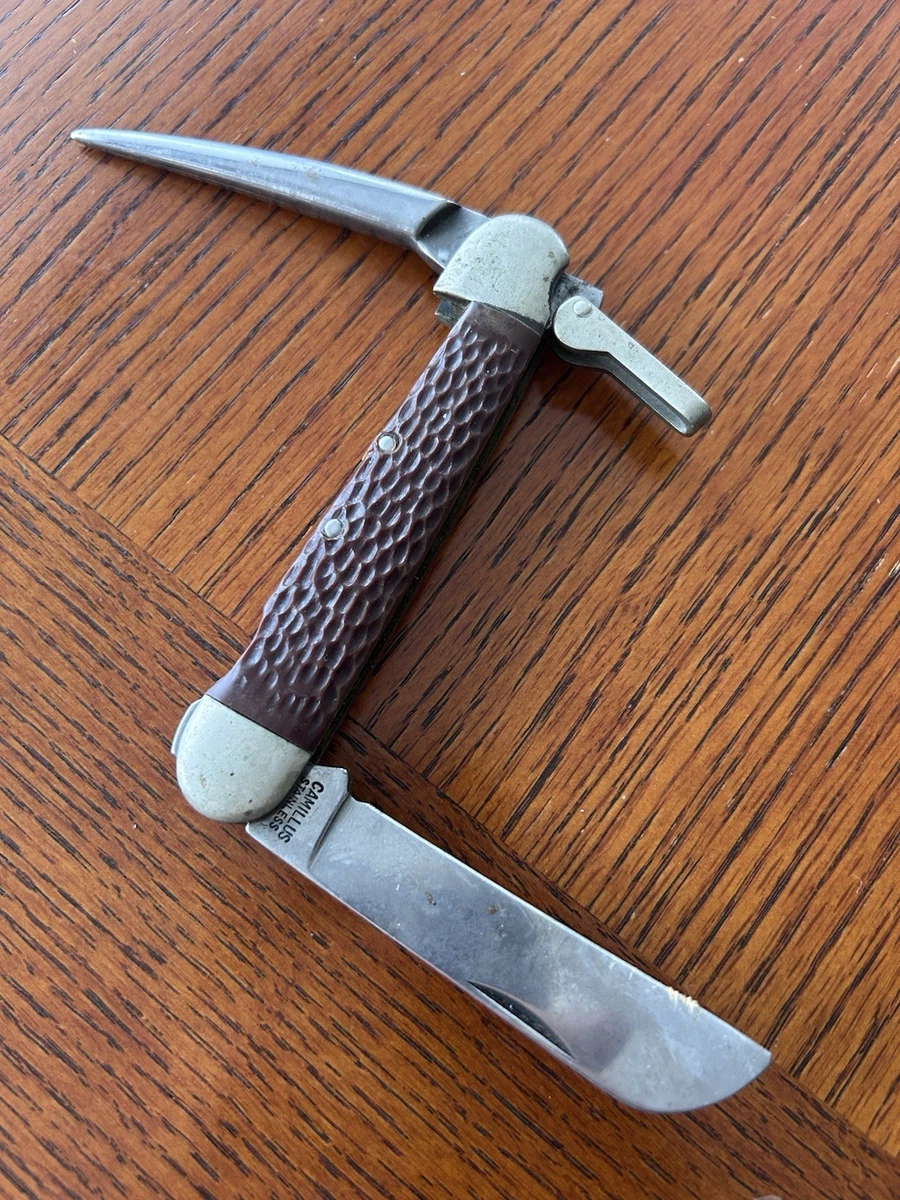 Camillus Stainless Steel Blade Collectible Folding Knives 2 Blades