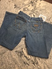 Wrangler 20X Jeans Bootcut Cowboy Pockets Denim Blue boys Size 12 Reg I62