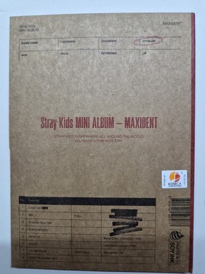 STRAY KIDS [MAXIDENT] All Member Autographed Signed Album