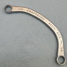 Vintage Nos Craftsman Usa Sae Obstruction Wrench 916 X 58 9-4376 4376 -v-