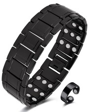 Jecanori Copper Magnetic Bracelet  Ring for Men,Pure Copper Bracelets for Me...