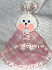 Fisher Price Pink Bunny Blanket 1979