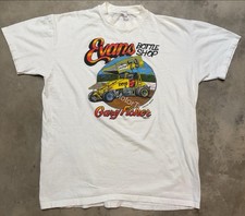 Vintage 1987 Gary Fisher #79 Evans Bottle Shop Sprint Car Tee - XL
